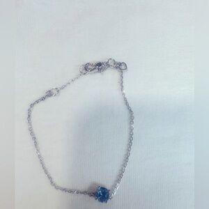 Little Luxuries Solitaire Bracelet. Color light blue .‎ No tag new